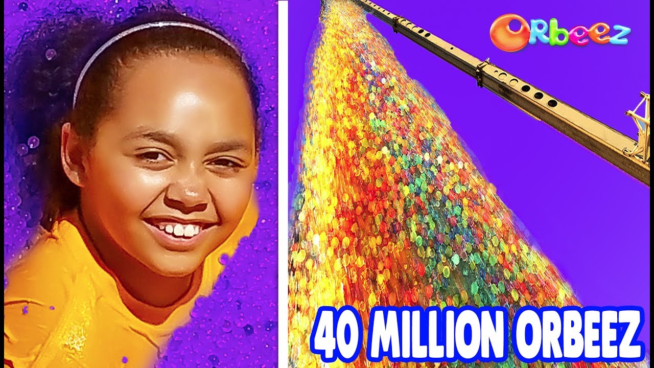 40 MILLION ORBEEZ 100FT DROP TEST! Toys AndMe
