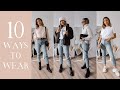 Vintage Ladies Boyfriend Jeans for Women Mom High Waisted Jeans Blue
Casual Straight Trousers Korean Streetwear Denim Pants