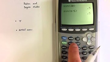 (3.1b) Radian and Degree Modes