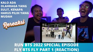 RUN BTS 2022 SPECIAL EPISODE - FLY BTS FLY PART 1 (REACTION)