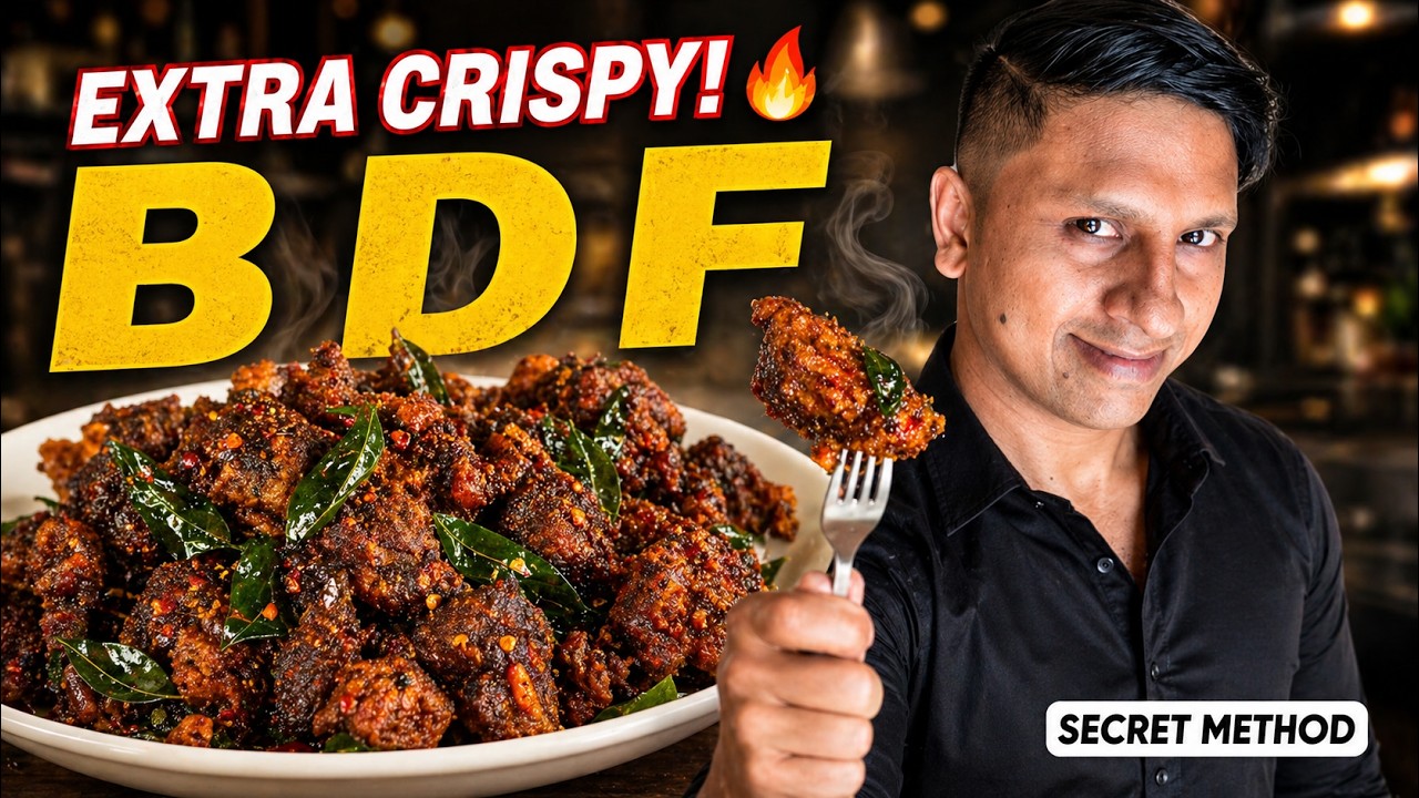 The Secret to Extra Crispy BDF! 🔥 (Kerala Beef Deep Fry) - YouTube