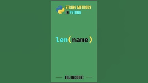 len() method in python | string methods #programming #coding #python