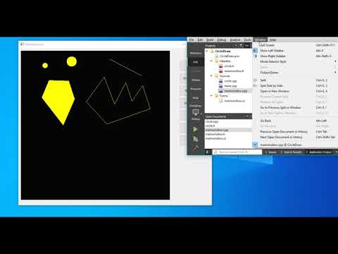 Computer Graphics Algorithms Project Presentation || QT || C++