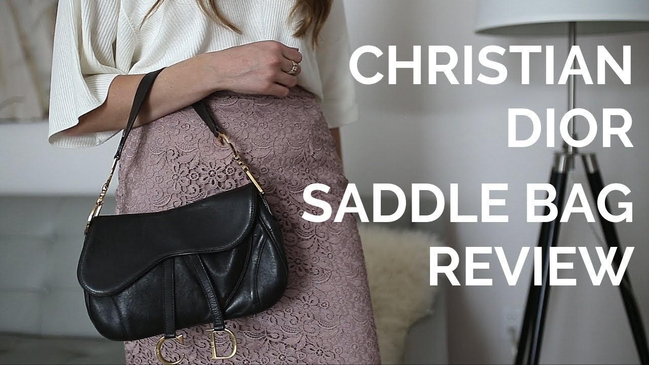 christian dior double saddle bag