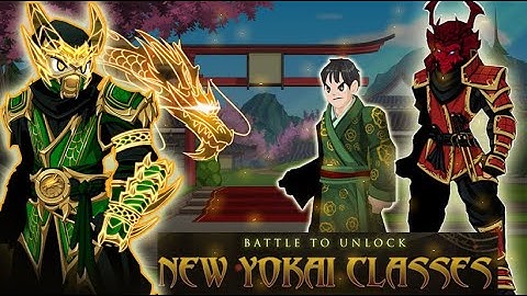 [AQW] DRAGONSOUL SHINOBI  & IMPERIAL CHUNIN NEW CLASS + YOKAI NEW YEAR SHOP