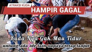ATRAKSI KUDA HAMPIR GAGAL || SONI MUSIC GUNSER 080425