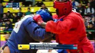 COMBAT SAMBO. DJANTOU NANA (CMR) vs ISMOILOV (UZB). World SAMBO Championships 2021