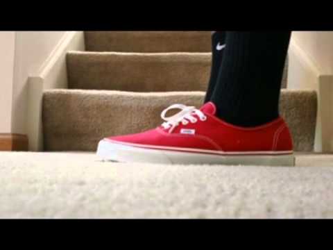 Buy red vans authentic on feet \u003e 53% OFF!