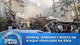 General iraniano é morto em ataque israelense na Síria | Jornal da Band