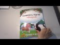 Flipthrough & Review of Country Farm Coloring Book by Manila Shine