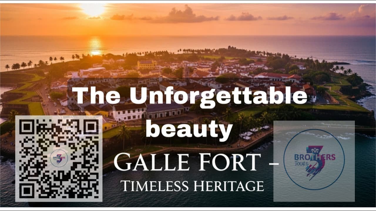 “Galle Fort 🇱🇰 | ගාල්ල කොටුවේ සුන්දරත්වය සහ ඉතිහාසය | 3BROTHERS TOURS”