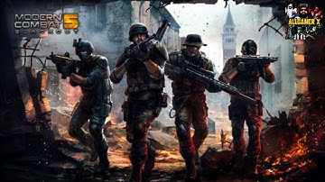 Modern Combat 5 | Terrorist Attack | Destroying Helicopter 🚁 |