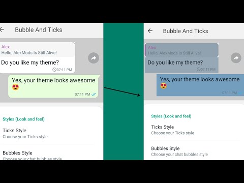 Video: Hvordan ændrer du chatboblen på WhatsApp?