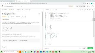 LeetCode 6. Zigzag Conversion - LIVE coding & thought process (Part 1)