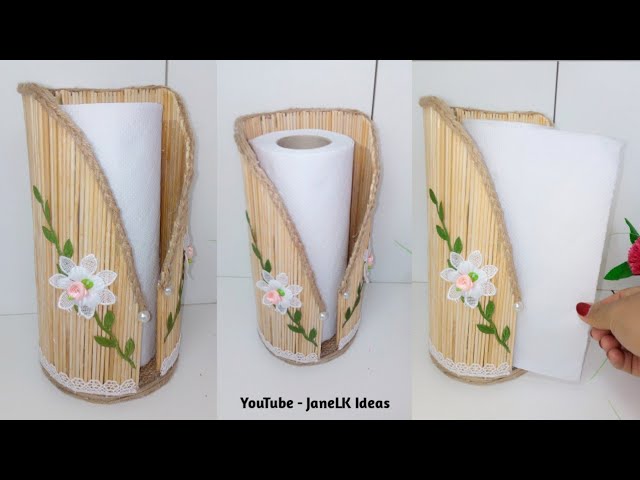 DIY Porta Papel toalla de cocina útil y Decorativo, Diy Paper Towel Holder