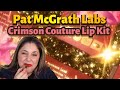 Pat McGrath Crimson Couture Lip Kit  Try on and Comparisons!