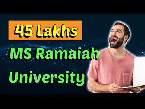 MS Ramaiah University of Applied Science bangalore | Ramaiah university of Applied Sciences |College