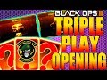 BLACK OPS 3 NEW TRIPLE PLAY CONTRACT SUPPLY DROP OPENING! COD BO3 NEW DLC WEAPONS BRIBE COMPLETED!