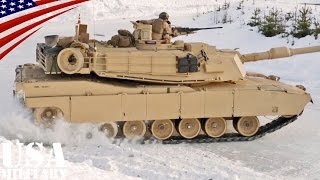 Tank Drifting on Ice - M1 Abrams Tank & Leopard 2 Tank