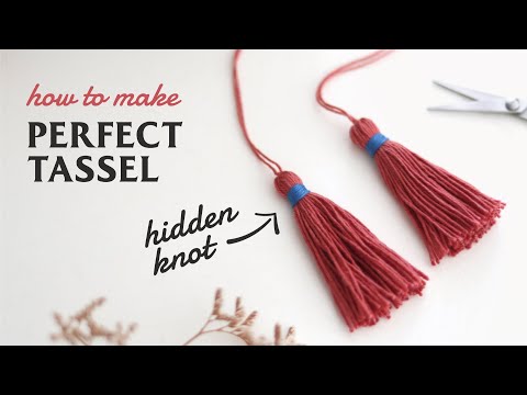 Video: How To Tie A Tassel