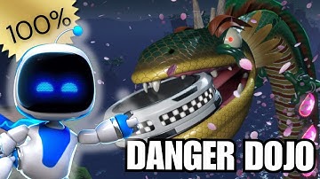 Astro Bot: DANGER DOJO - All Bots / Puzzle Pieces 🏆 100% (Lost Galaxy)