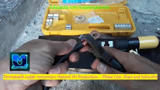 Klar Stern YQK-70 Pasang skun kabel besar pakai tang  press hidraulik
