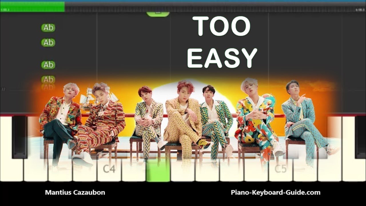 BTS 방탄소년단 IDOL Very Easy Piano Tutorial -  Right Hand