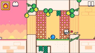 Super Cat Tales 2 World 4-7 Walkthrough (Bells 🔔🔵🔔 + Sora Fruit + Secret Exit 4) | SKILLGAMING ✔️