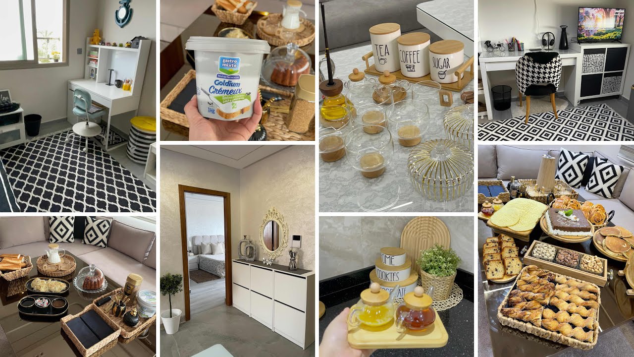 روتين صباحي💕جولة في غرف وليداتي💕طبيلة الكوتي لضيافي💕مشترياتي من عند ميلود