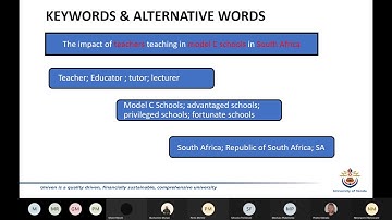 Tips and Strategies For Searching On Databases   Virtual Library Online Workshop Session 2