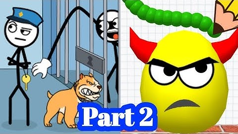 Thief Puzzle vs Draw to Smash Logic Puzzle - All Levels - Full Gameplay Walkthrough - Part 2