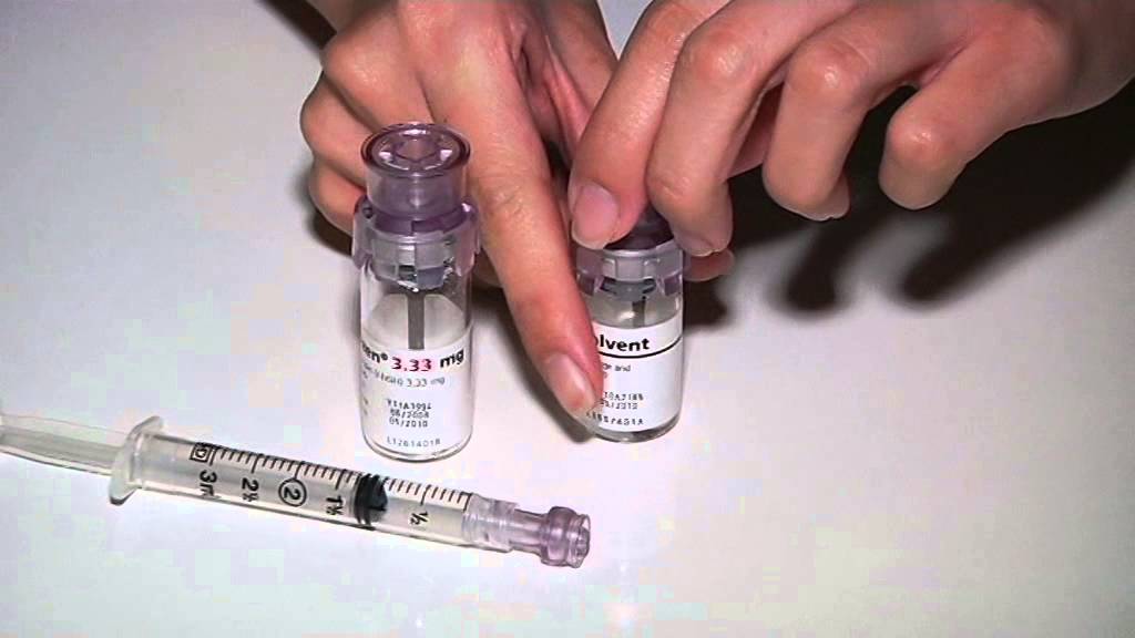 how to MIX Saizen 3 33mg - YouTube