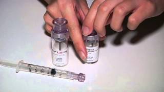 how to MIX Saizen 3 33mg