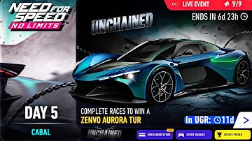 Need For Speed: No Limits | Zenvo Aurora Tur Day 5 (Cabal)