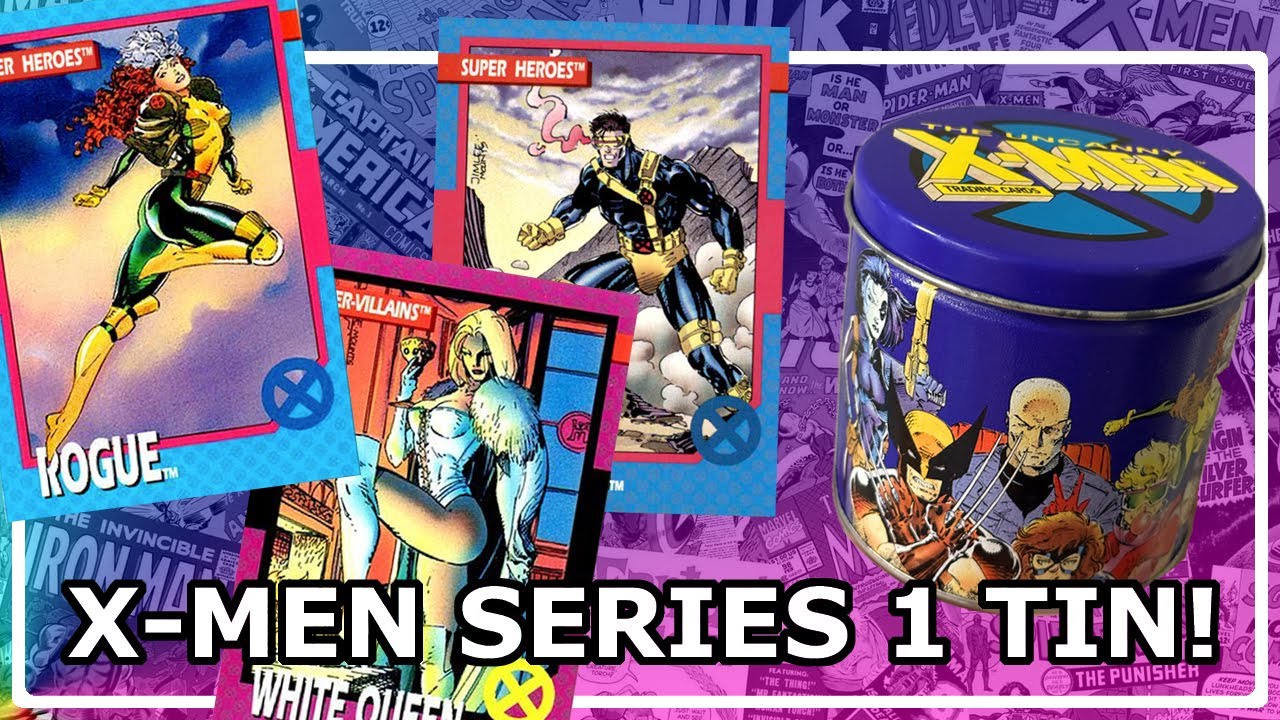 What's inside this vintage 1992 Uncanny X-Men Trading Cards Tin? Jim Lee Art and tons of Holograms!