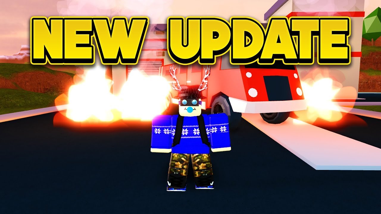 New Firetruck Update Roblox Jailbreak Youtube - playing as a firefighter in jailbreak roblox jailbreak youtube