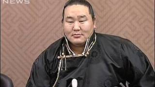 朝青龍モンゴルで会見ノーカット1/4（10/03/11）