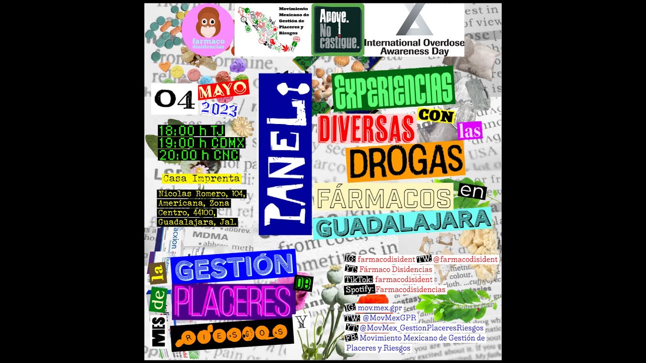 Panel: Experiencias diversas con las drogas-fármacos en Guadalajara