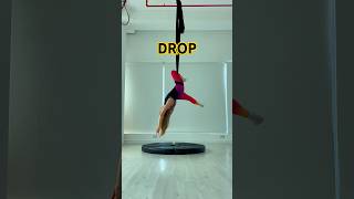 AERIAL HIP KEY DROP #viralshort #aerialtricks #aerial #aerialarts #aerialdance #aerialflow #drop
