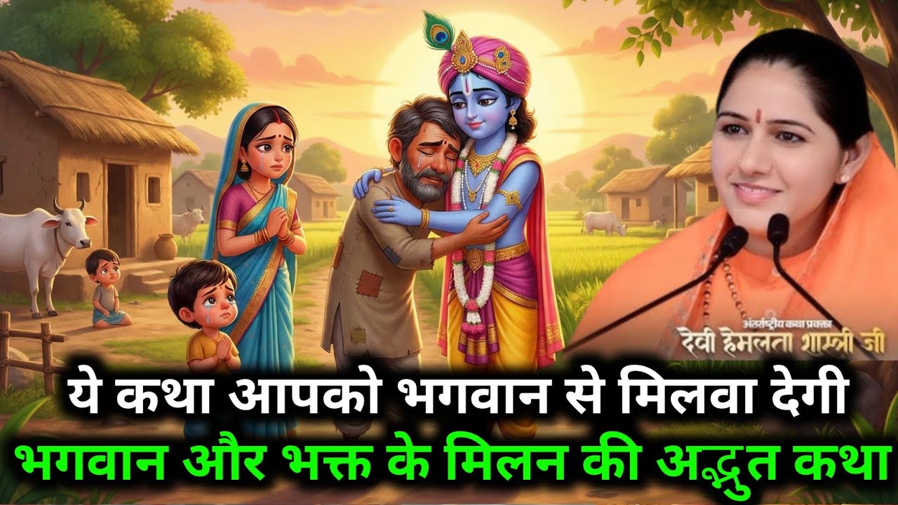 ये कथा आपको भगवान से मिलवा देगी भगवान और भक्त के मिलन की अद्भुत कथा | 
