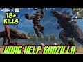 KING KONG HELP GODZILLA || KONG,GODZILLA VS SKULLCRAWLERS