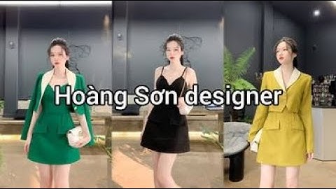 Dạy cắt may | hướng dẫn cách cắt set đầm cúp ngực và áo vest theo mẫu | Hoàng Sơn designer