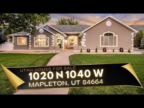 1020 N 1040 W, Mapleton, UT home video tour