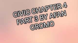 Civic freshman chapter 4, part 3 by Afan Oromo