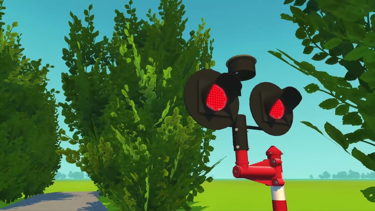 Szybka prezentacja Przejazdu kolejowego w Scrap Mechanic