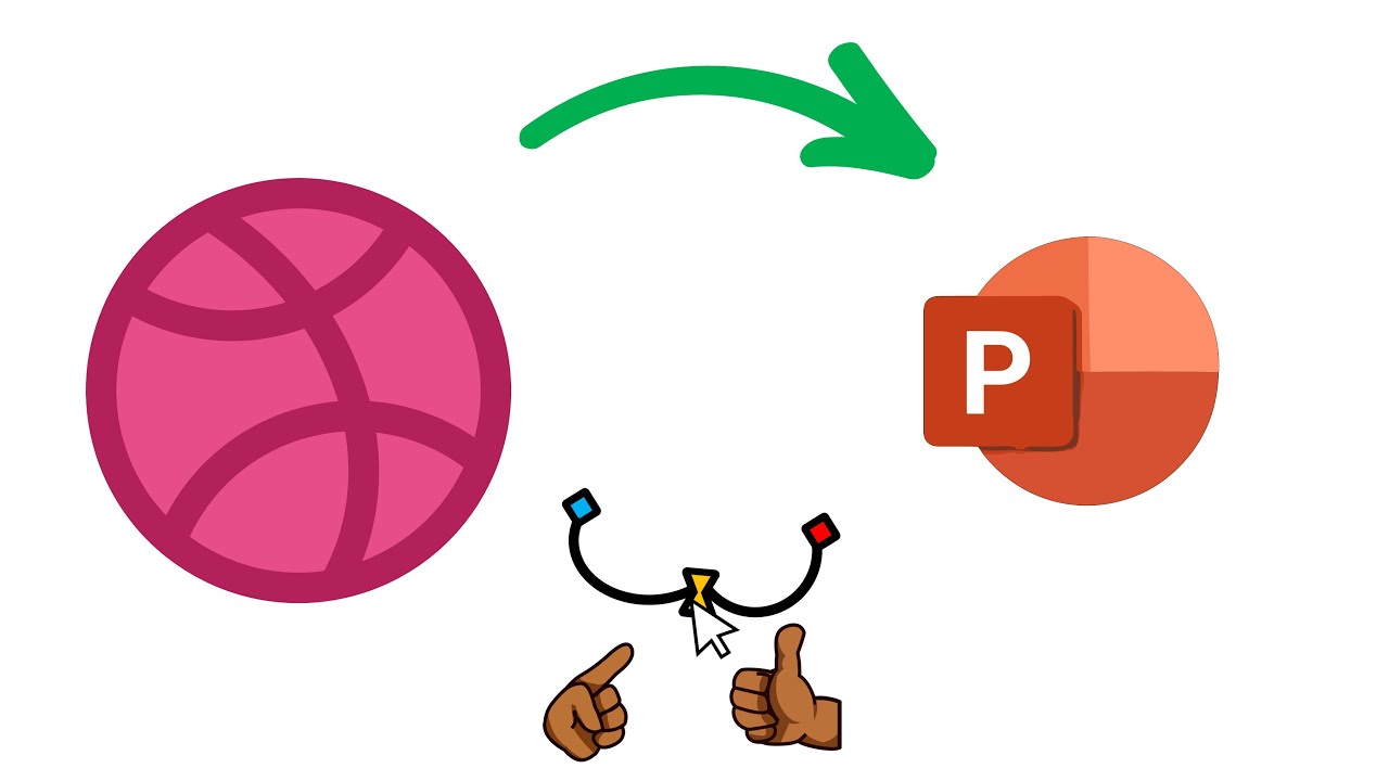 How To Design Dribbble Logo In Microsoft PowerPoint🔥 - YouTube