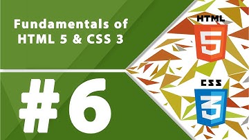 HTML5 and CSS3 Episode 6 by Millionlights.