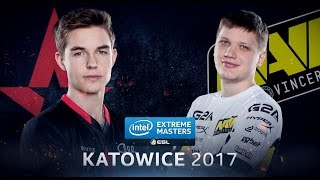 CS:GO - Astralis vs. Na'Vi [Mirage] Map 1 - Quarterfinal - IEM Katowice 2017