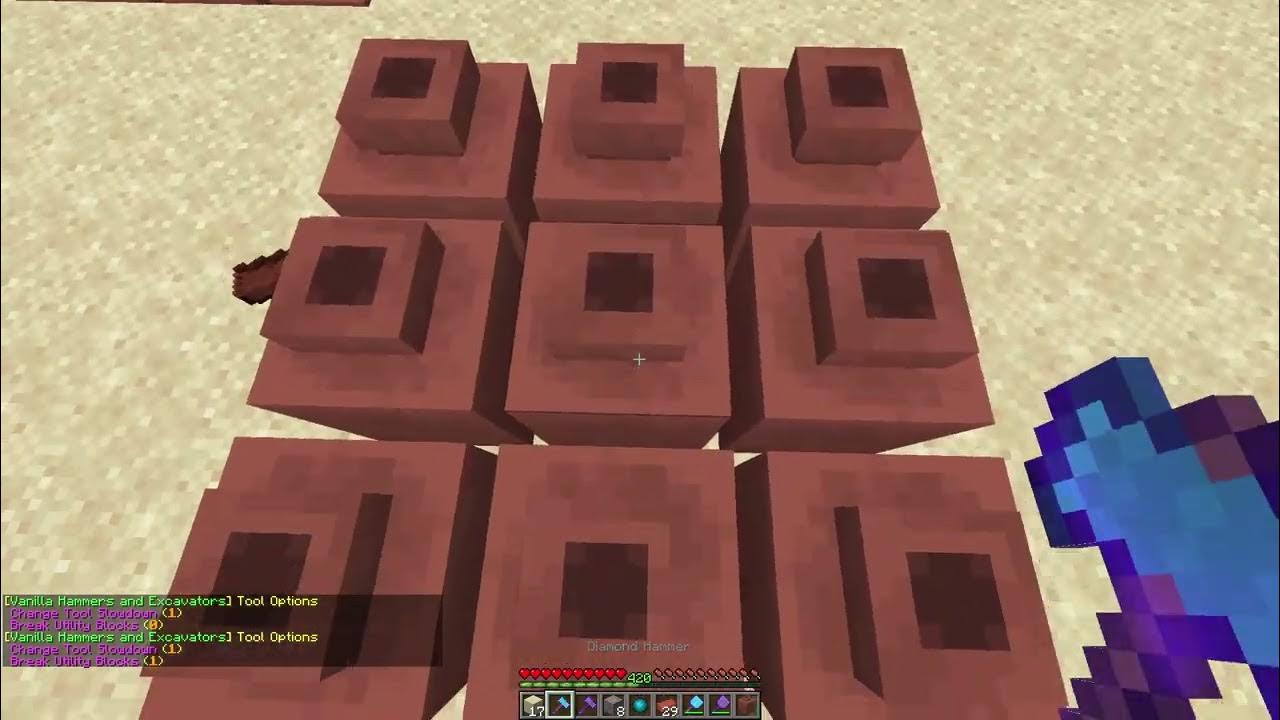 Minecraft Hammers and Excavators Datapack Update for 1.20.X+ YouTube