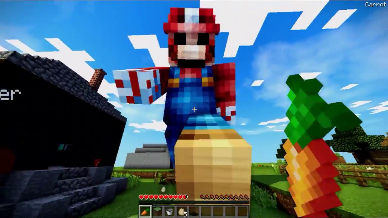 MARIO.EXE  Y SU EJERCITO MALVADO  😡😡  vs 2 NOOB MINECRAFT TROLL.